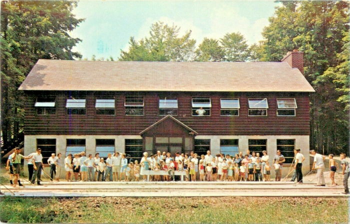 Center Lake Bible Camp - Vintage Postcard (newer photo)